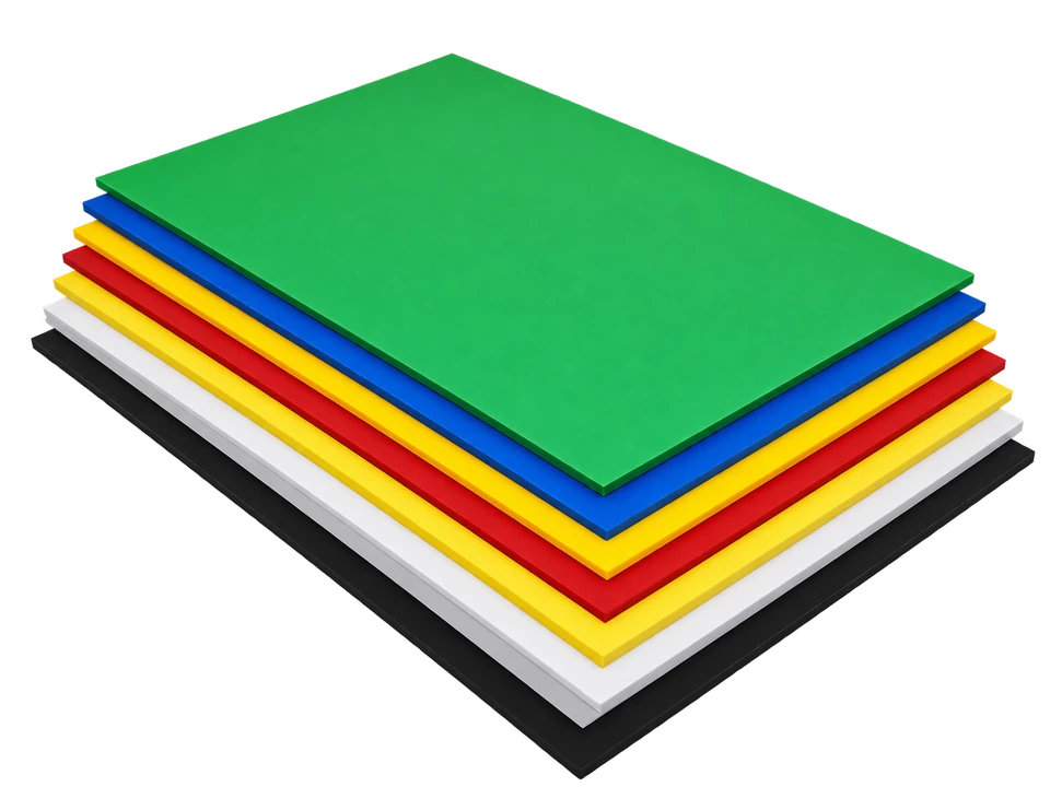 Color PVC foam boards with solid edges