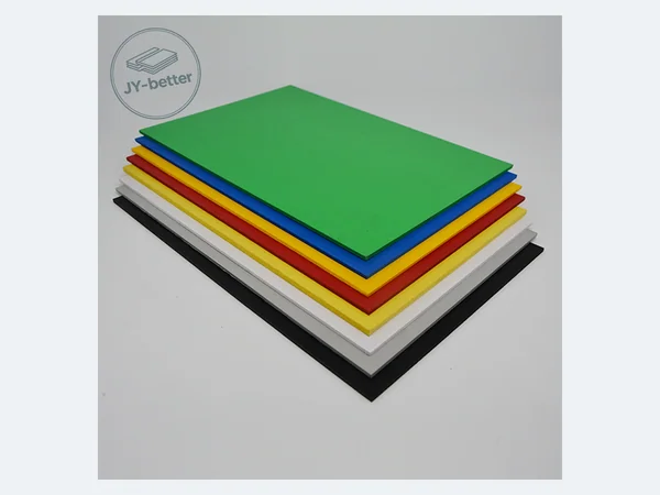 Color PVC Foam Board with JY-better branding