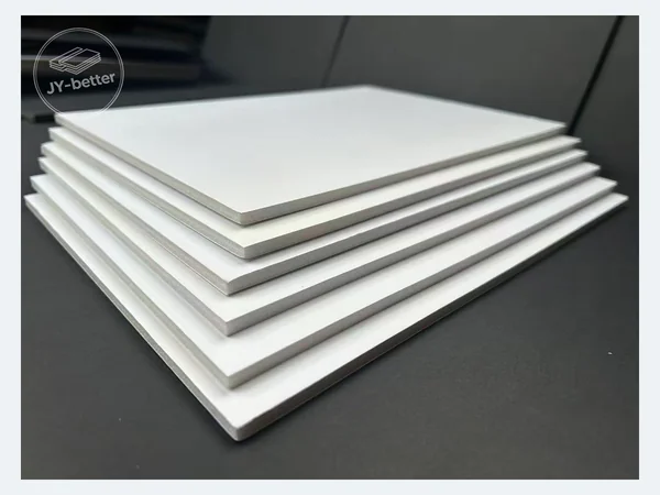 White Foam Board with JY-better branding